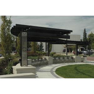 Arbor (Curved Cantilever) AT10x50-102-30-90-30 – Icon Shelter Systems